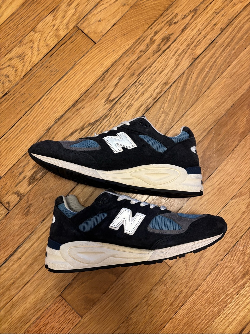 New Balance 990v2 castle rock (Navy & Blue) size 9